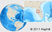 Shaded Relief Location Map of ZIP code 34669