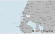 Gray 3D Map of ZIP code 34685