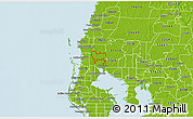 Physical 3D Map of ZIP code 34685