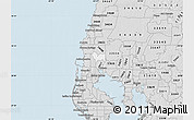 Silver Style Map of ZIP code 34685