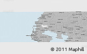 Gray Panoramic Map of ZIP code 34685