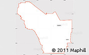 Classic Style Simple Map of ZIP code 34739, cropped outside