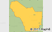 Savanna Style Simple Map of ZIP code 34739, cropped outside