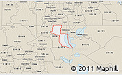 Classic Style 3D Map of ZIP code 34746