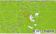 Physical 3D Map of ZIP code 34746