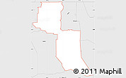 Silver Style Simple Map of ZIP code 34746