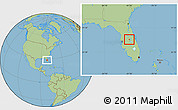 Savanna Style Location Map of ZIP code 34758