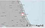 Gray 3D Map of ZIP code 34946