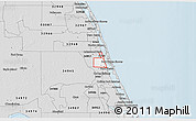 Silver Style 3D Map of ZIP code 34946