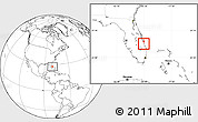 Blank Location Map of ZIP code 34946