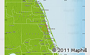 Physical Map of ZIP code 34946