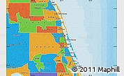 Political Map of ZIP code 34946
