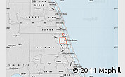 Silver Style Map of ZIP code 34946