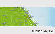 Physical Panoramic Map of ZIP code 34946