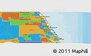 Political Panoramic Map of ZIP code 34946