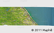 Satellite Panoramic Map of ZIP code 34946