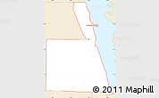 Classic Style Simple Map of ZIP code 34946