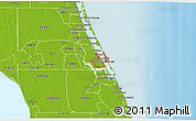 Physical 3D Map of ZIP code 34957