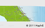 Physical Panoramic Map of ZIP code 34957