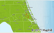 Physical 3D Map of ZIP code 34983