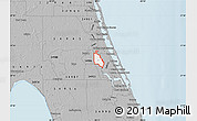 Gray Map of ZIP code 34983