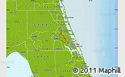 Physical Map of ZIP code 34983