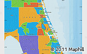 Political Map of ZIP code 34983