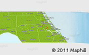 Physical Panoramic Map of ZIP code 34983