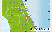 Physical Map of ZIP code 34994