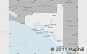 Gray Map of Bay County