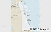 Classic Style Map of Brevard County