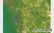 Satellite Map of Citrus County