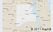 Classic Style Map of Clay County