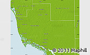 Physical Map of Collier County