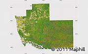 Satellite Map of Collier County, cropped outside