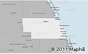 Gray 3D Map of Indian River County