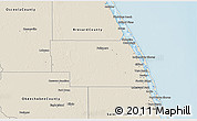 Shaded Relief 3D Map of Indian River County