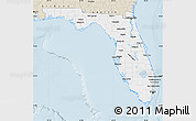 Classic Style Map of Florida