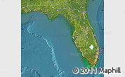 Satellite Map of Florida