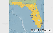 Savanna Style Map of Florida