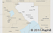 Classic Style 3D Map of Okeechobee County