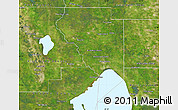 Satellite Map of Okeechobee County