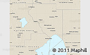 Shaded Relief Map of Okeechobee County