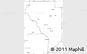 Blank Simple Map of Okeechobee County
