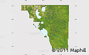 Satellite Map of Osceola County, cropped outside