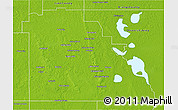 Physical 3D Map of Polk County