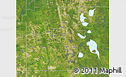 Satellite Map of Polk County