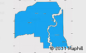 Political Simple Map of Putnam County, cropped outside