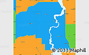 Political Simple Map of Putnam County