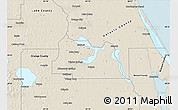 Shaded Relief Map of Seminole County